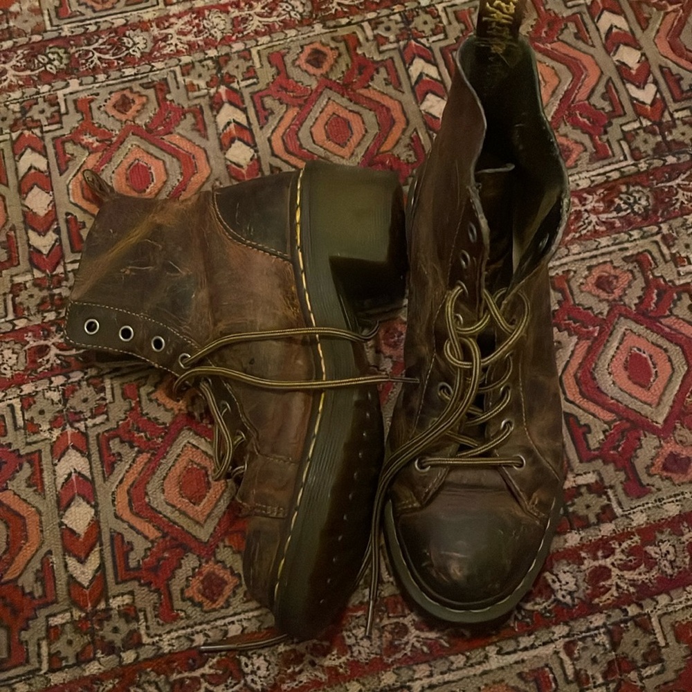 Brown Dr. Martens